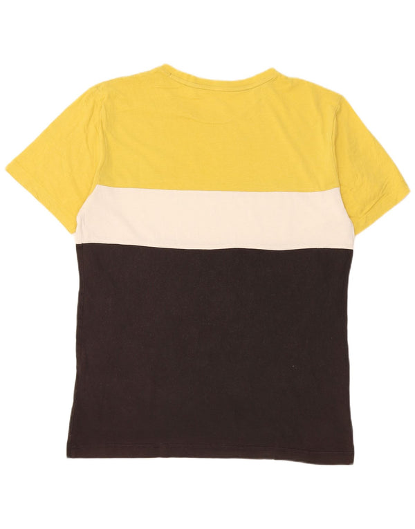 Puma Herre T-Shirt Top Medium Flerfarvet Colourblock Bomuld
