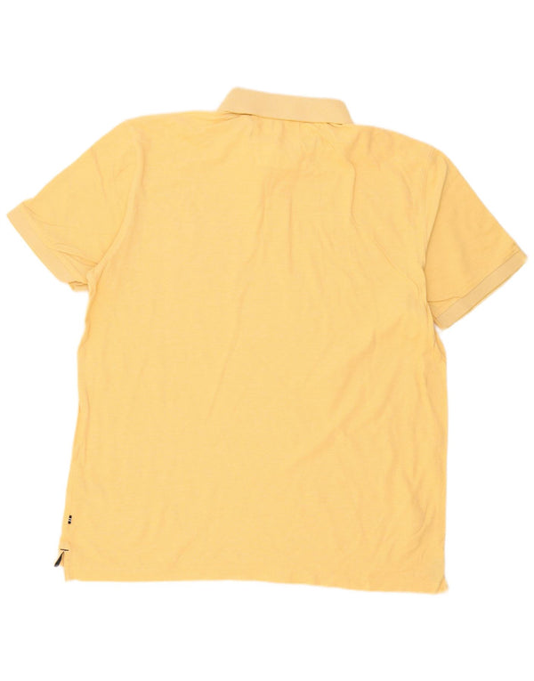 Nautica herre poloshirt XL gul bomuld