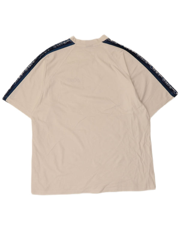 Asics Herre Grafisk T-Shirt Top XL Hvid Colourblock