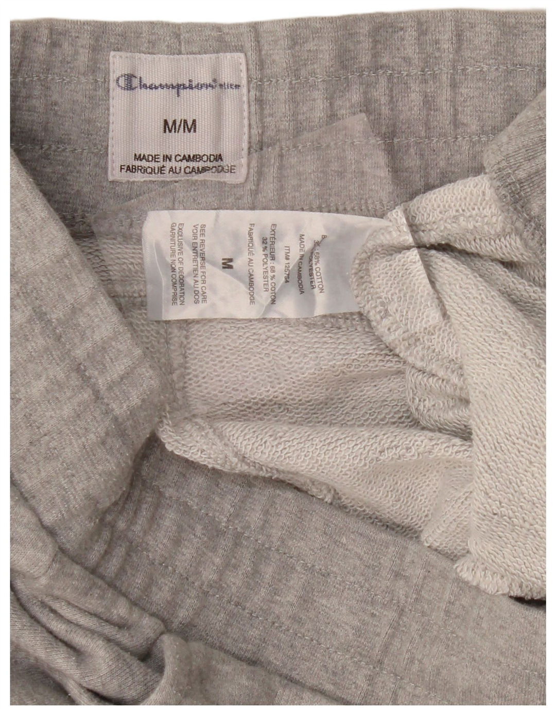 CHAMPION Womens træningsdragt Bukser Joggers UK 14 Medium Grey Colourblock