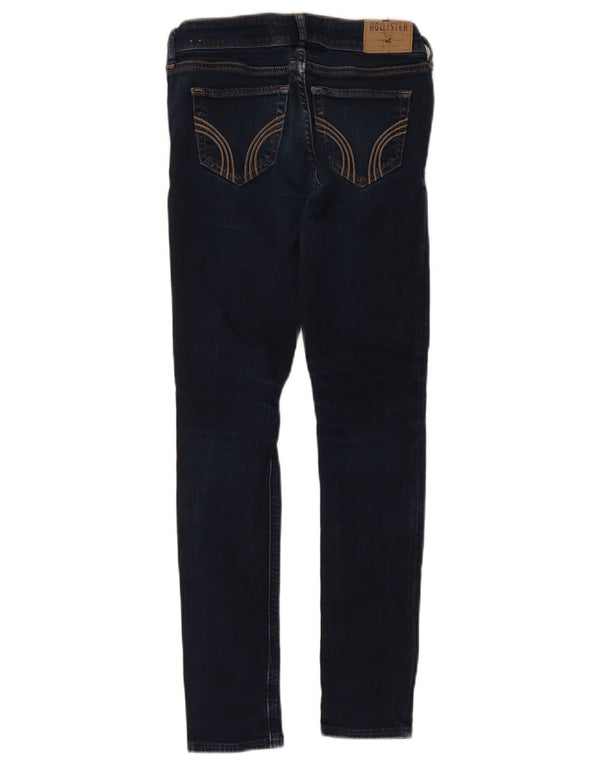 Hollister Dame Skinny Jeans US 0 XS W24 L29 Marineblå Bomuld