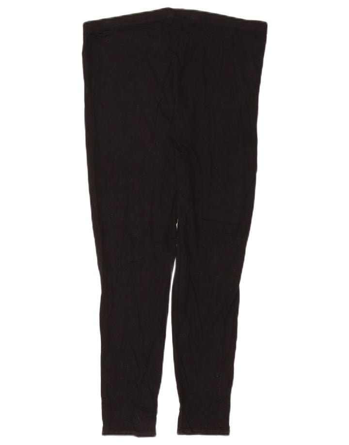 Oasis Womens Leggings UK 12 Medium Black Viscose