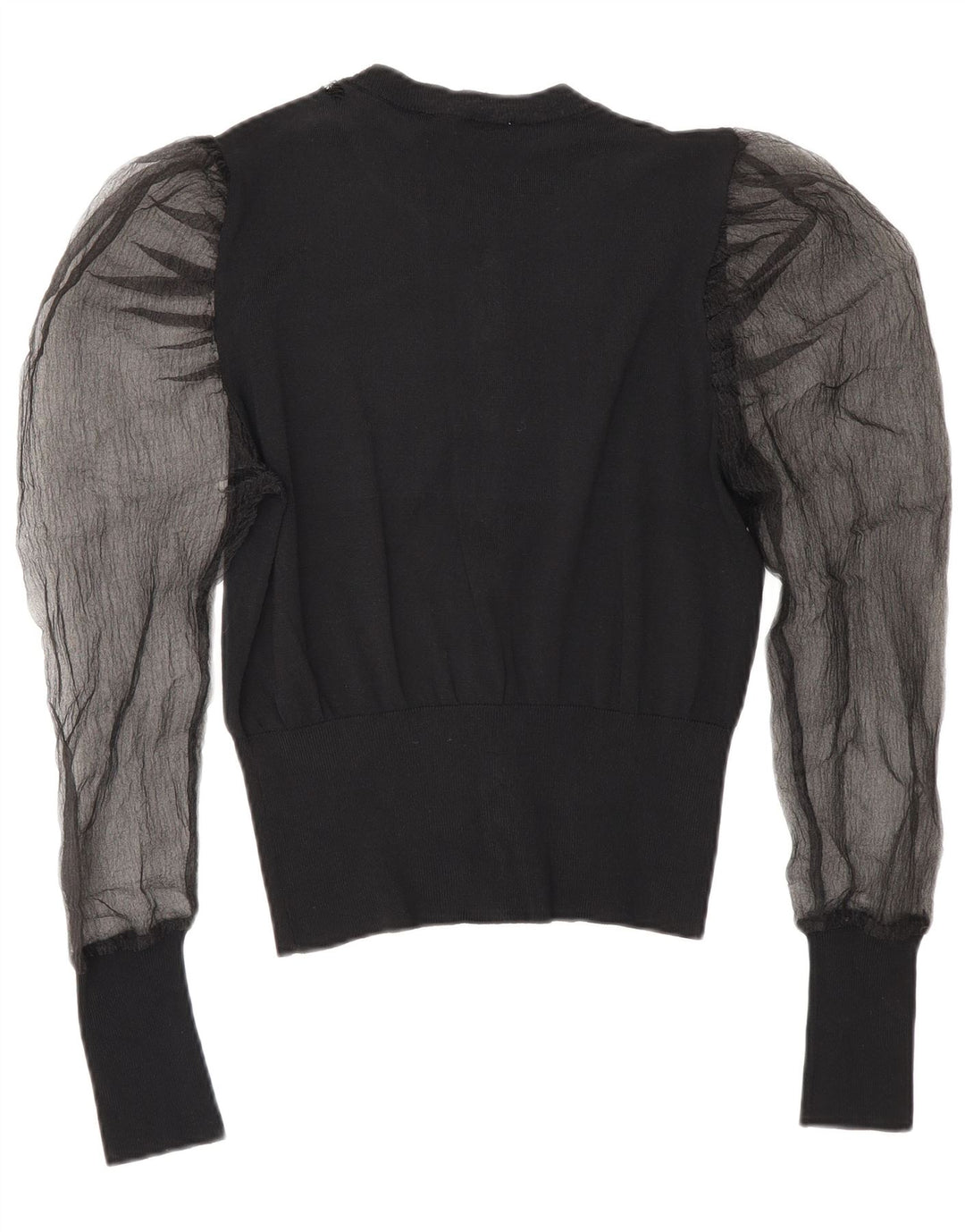 Zara dame cardigan top medium sort viskose
