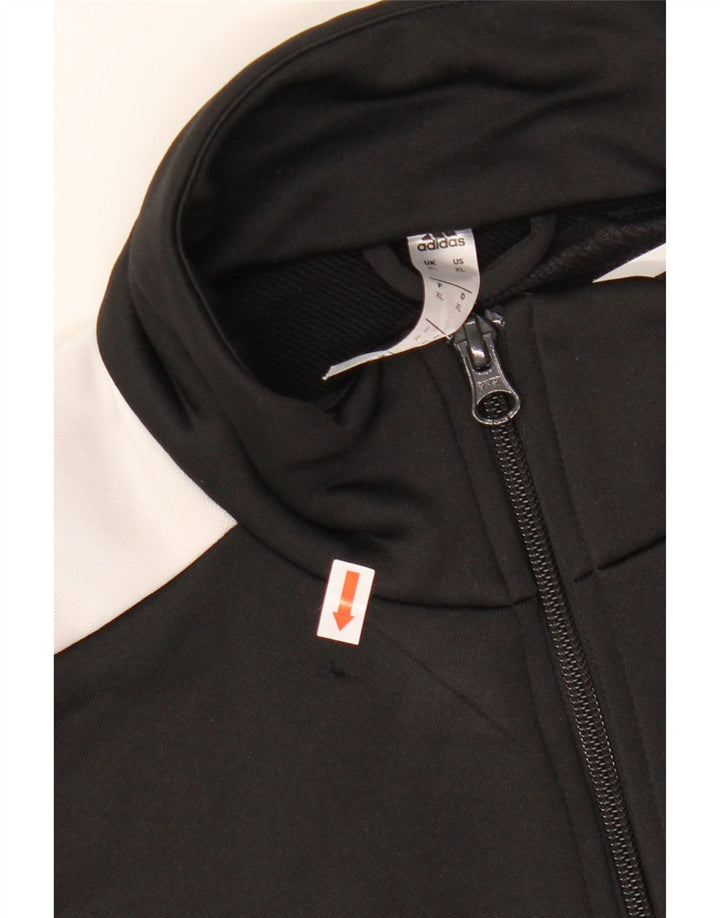 ADIDAS Træningsdragt til mænd Topjakke XL Sort Colourblock Polyester