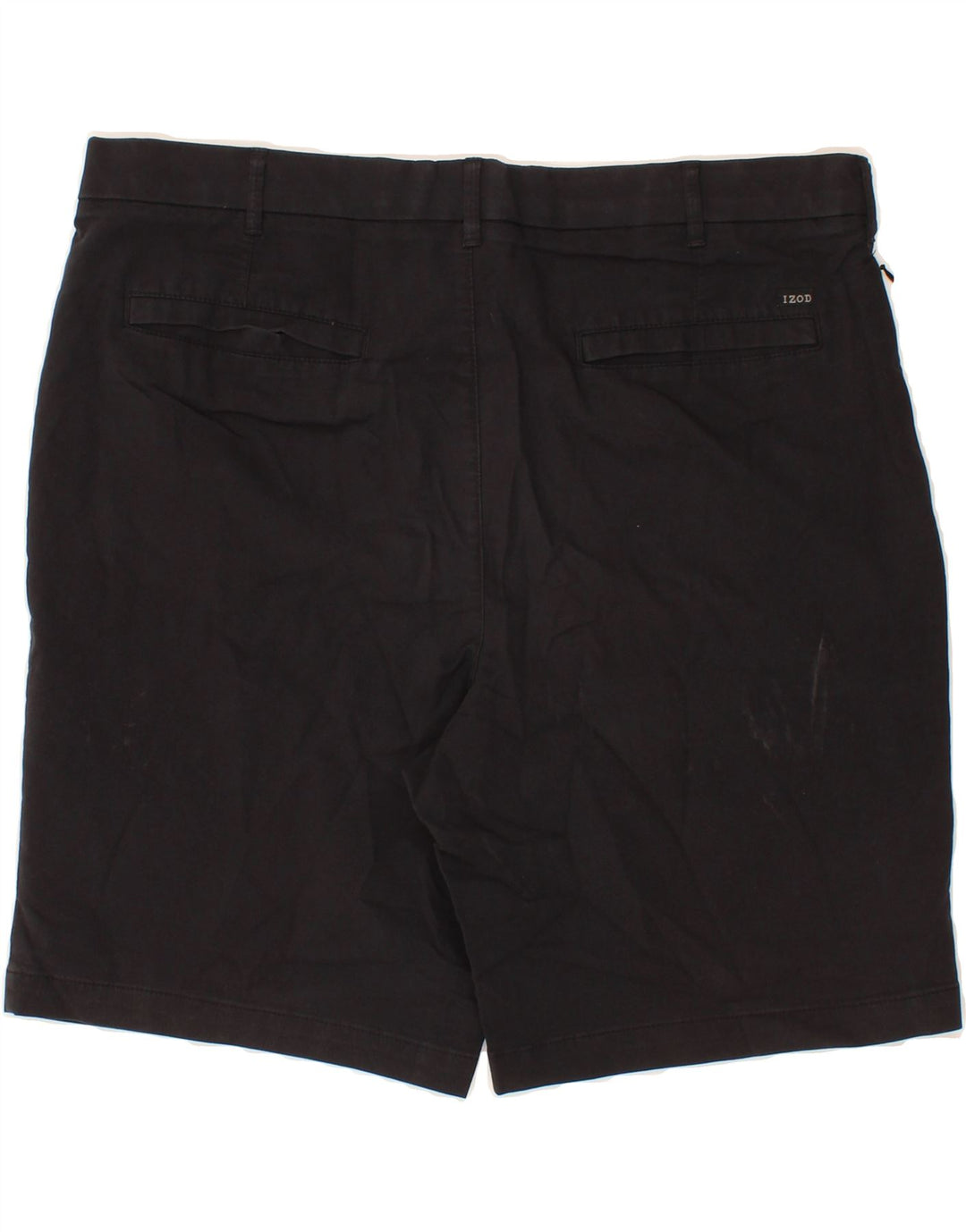 IZOD Mens Chino Shorts W38 XL Black Cotton Vintage Izod and Second-Hand Izod from Messina Hembry 