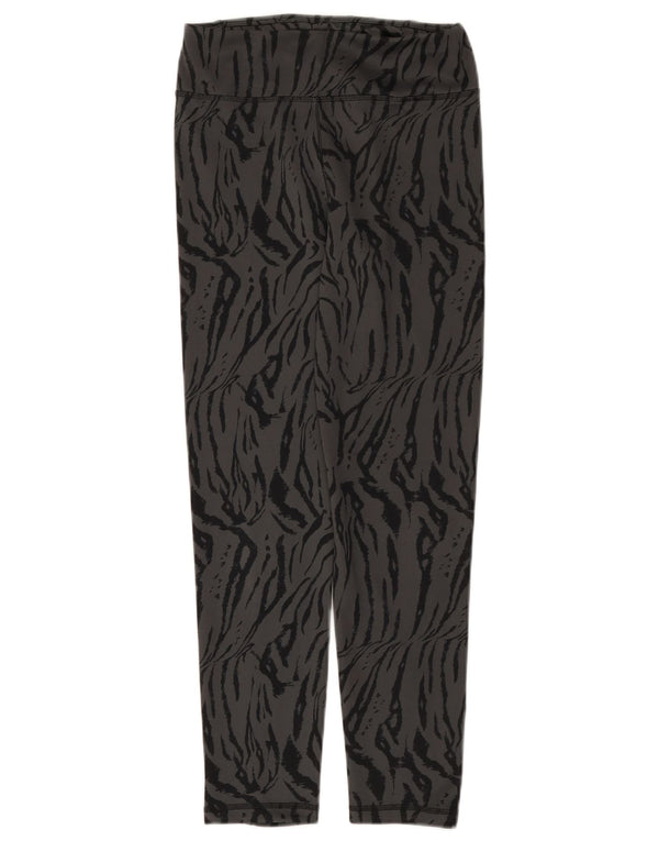 Adidas Pige Leggings 13-14 År Grå Animal Print Polyester