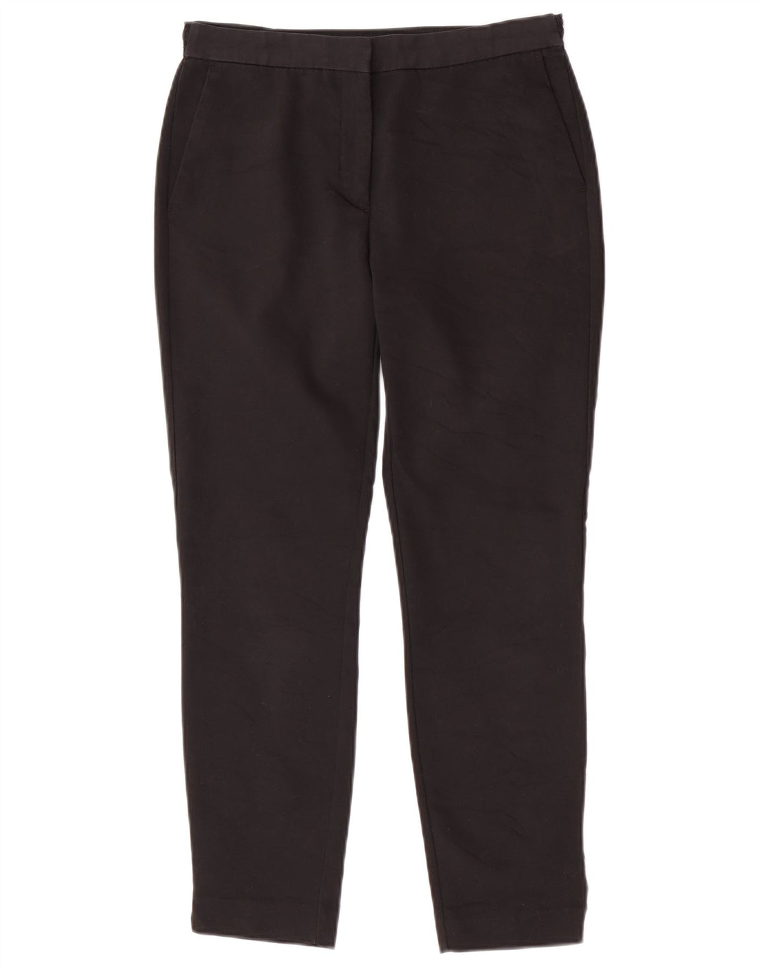 Zara Dame Slim Chino Bukser Medium W28 L26 Sort Bomuld
