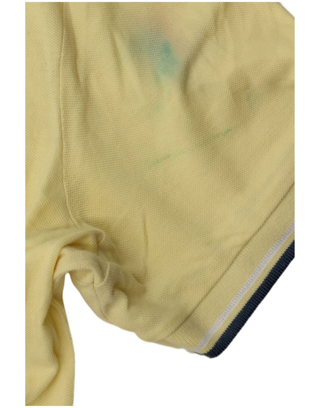 DIADORA Mens Polo Shirt XL Yellow Cotton