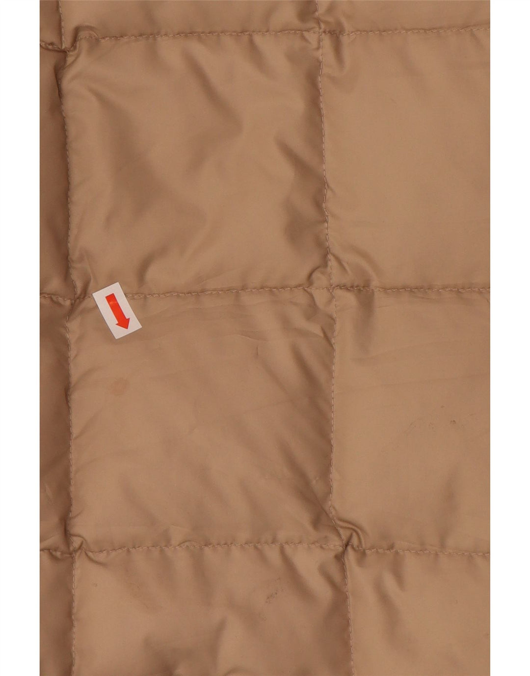 Vintage vendbar polstret frakke til kvinder IT 44 Medium Beige