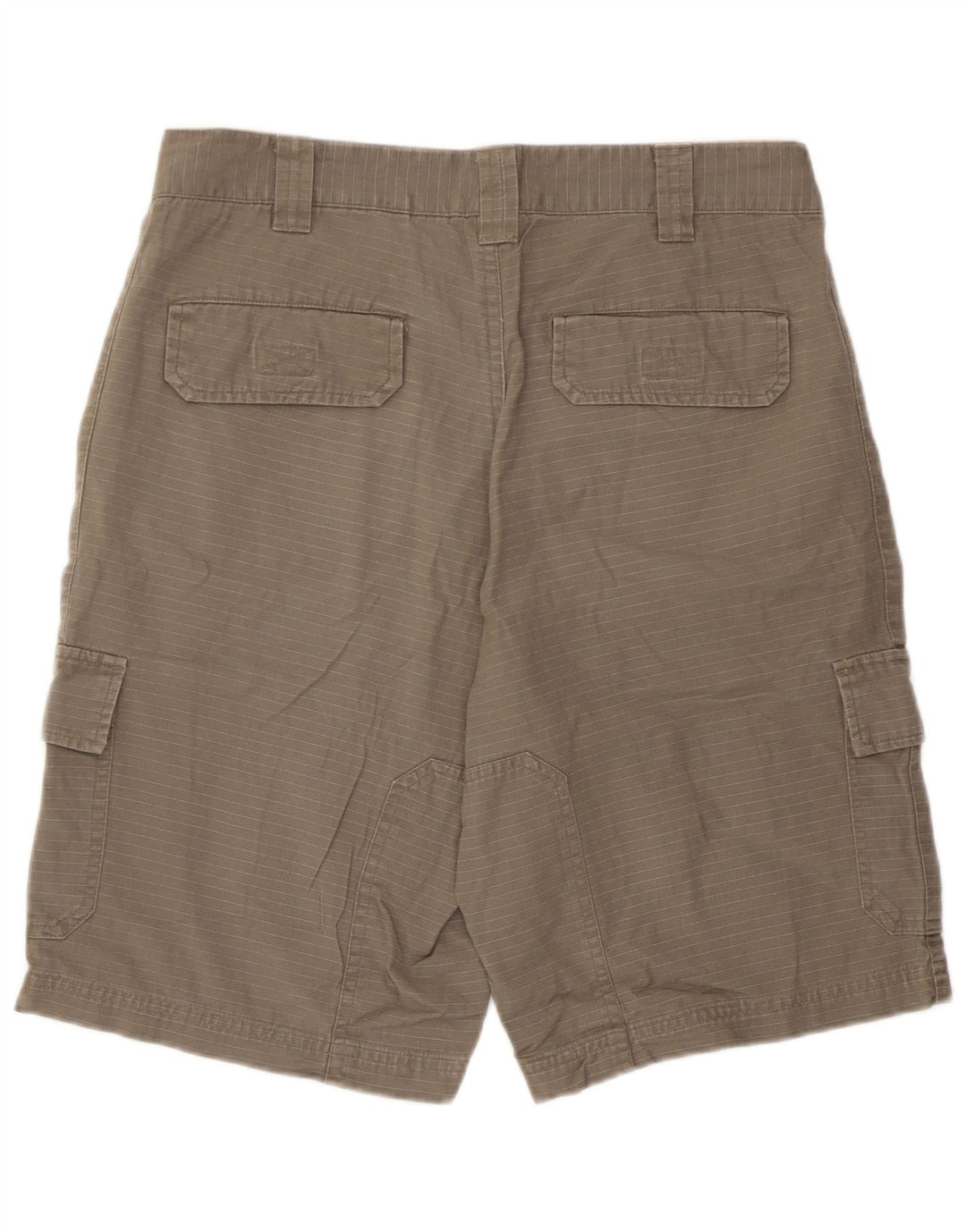 Vintage Herre Cargo Shorts IT 48 Medium W30 Grå nålestribe