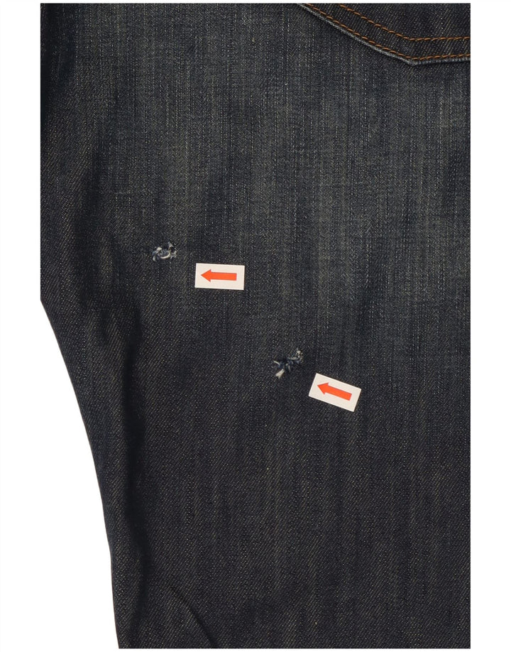 Hugo Boss Straight Jeans til mænd W33 L32 blå bomuld
