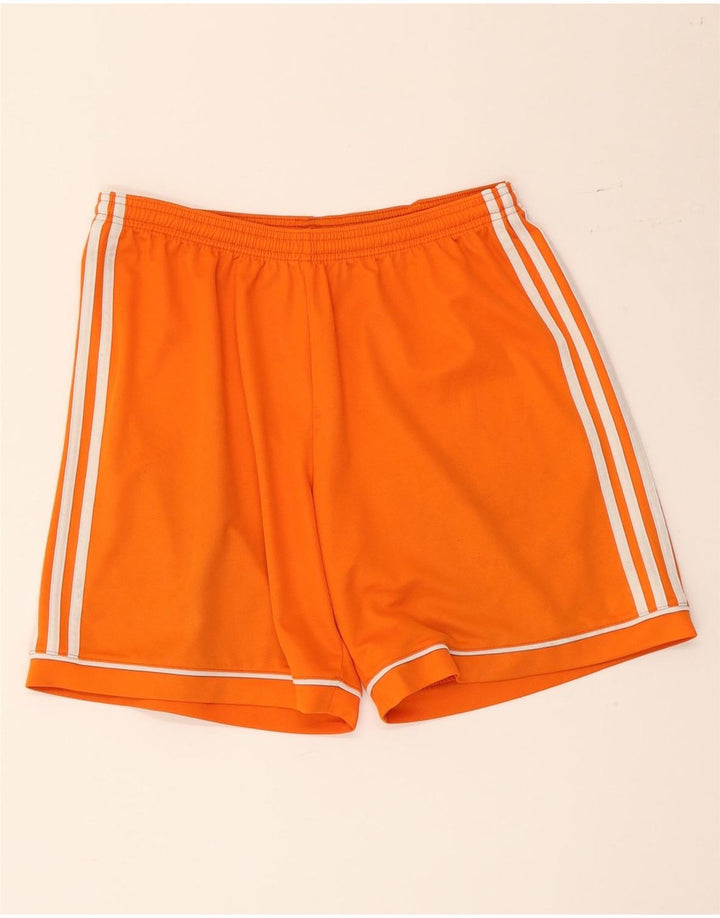 Adidas Herre Climalite Sportshorts Large Orange Polyester