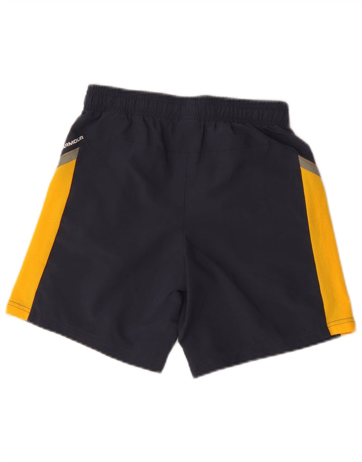 Under Armour Boys Sports Shorts 9-10 år Medium Navy Blue Colourblock
