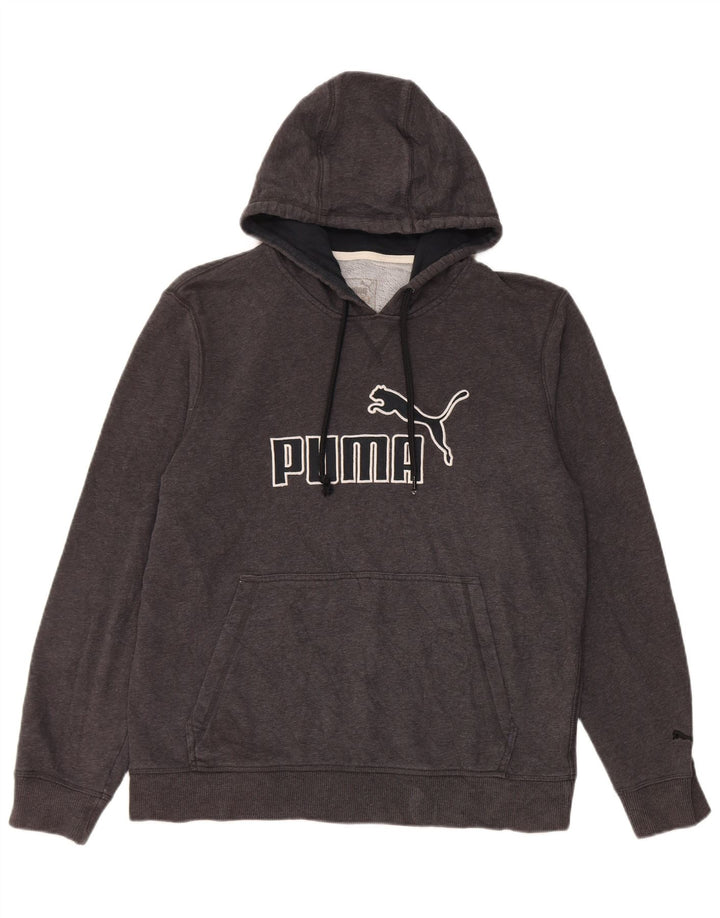 Puma Grafisk hættetrøje til mænd mellemgrå