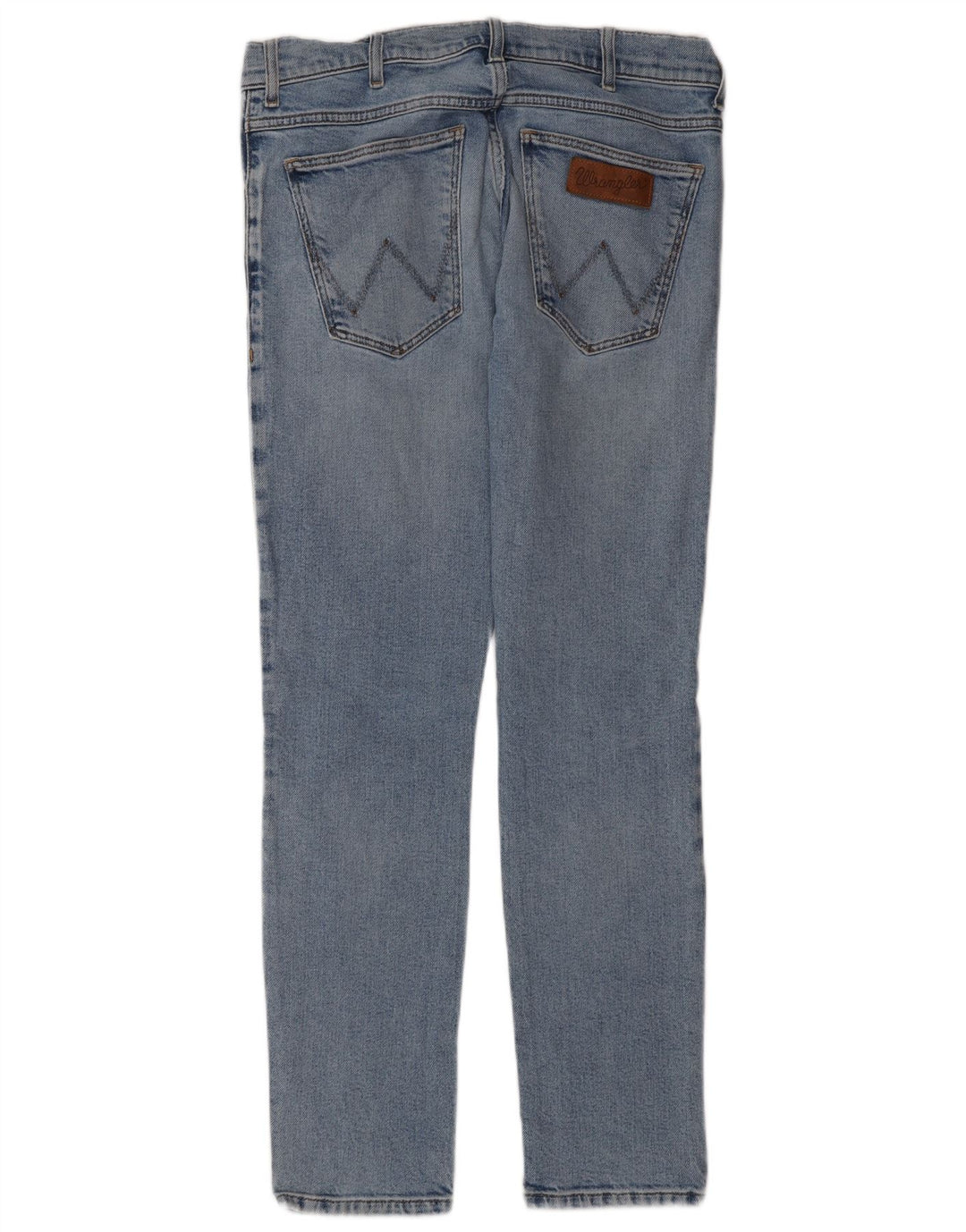 WRANGLER Herre Larston Slim Jeans W32 L32 Blå Bomuld