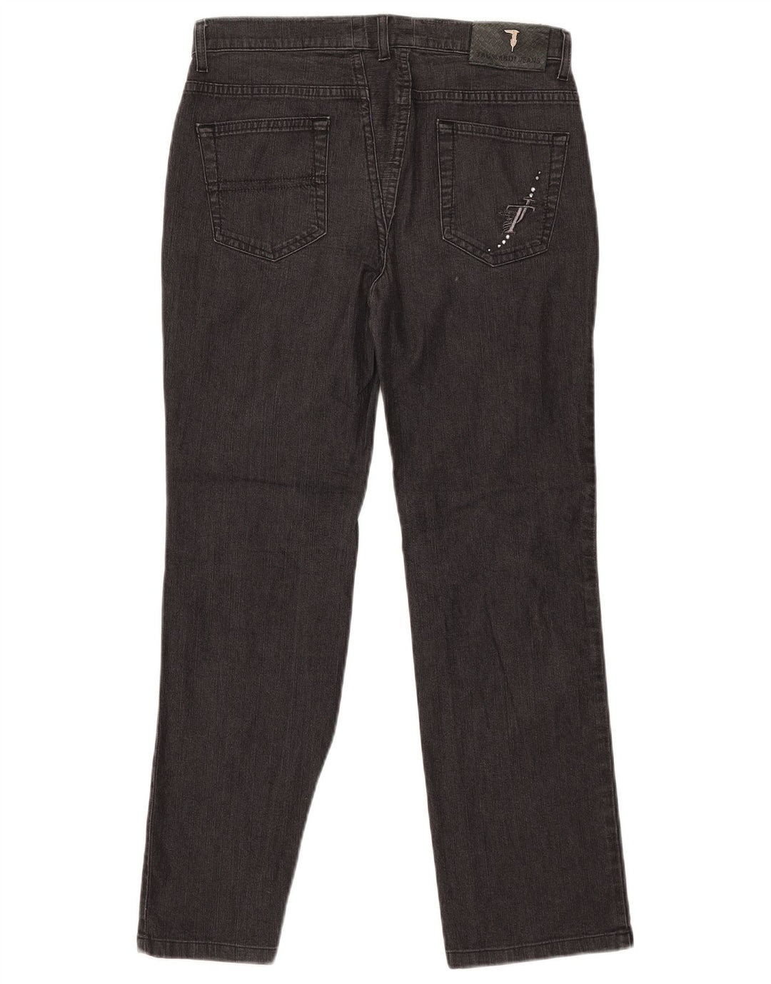 TRUSSARDI Lige jeans til kvinder W25 L29 sort bomuld