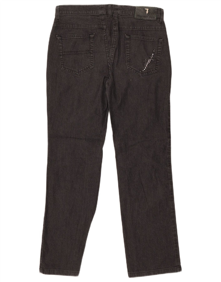 TRUSSARDI Lige jeans til kvinder W25 L29 sort bomuld