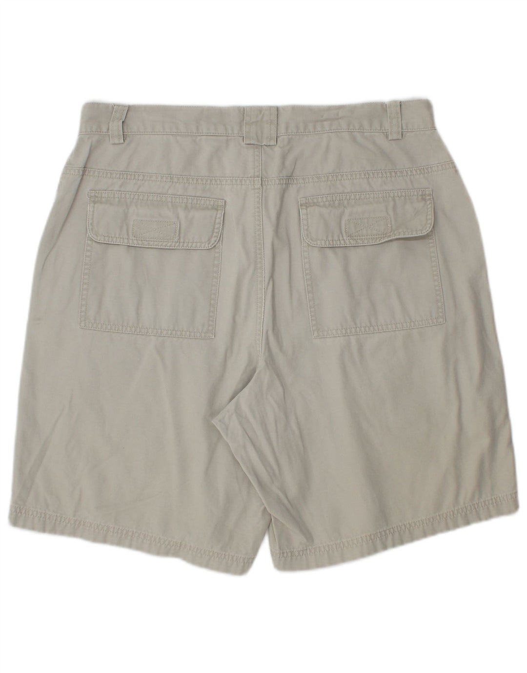 EDDIE BAUER Herre Cargo Shorts W34 Large Grå Bomuld