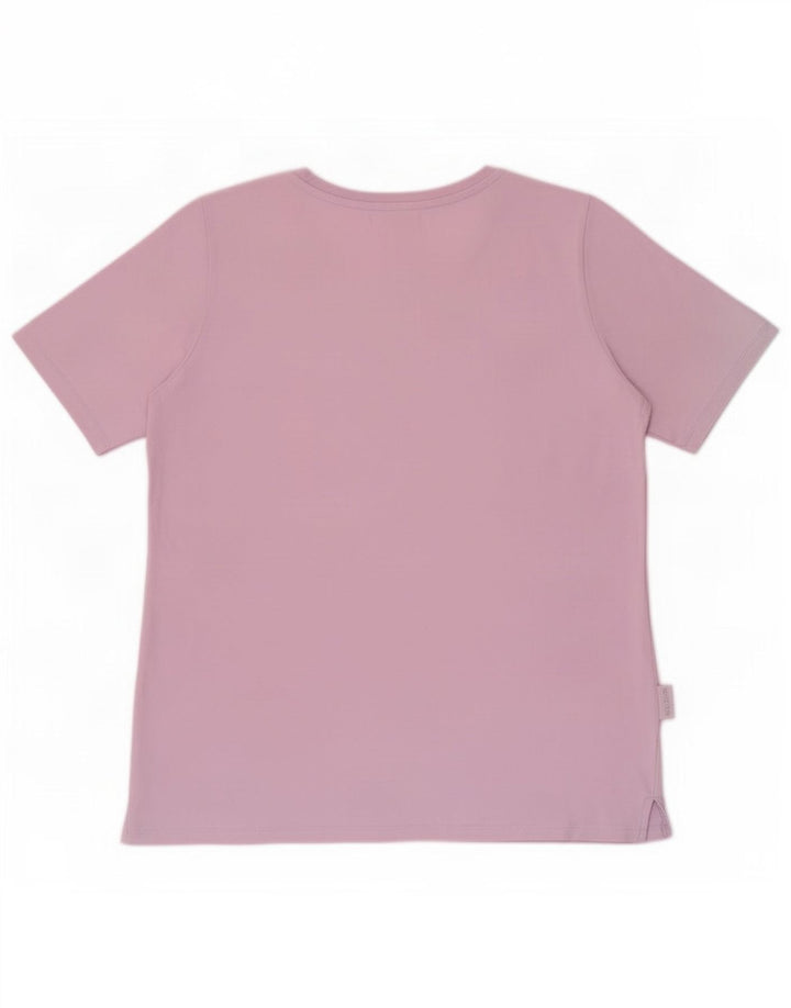 Champion Dame T-Shirt Top UK 14 Medium Lilla