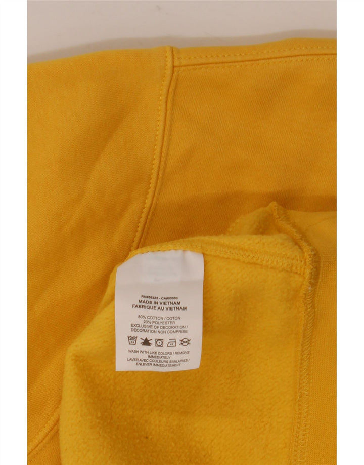 Nike Sweatshirt Jumper XL til mænd, gul bomuld