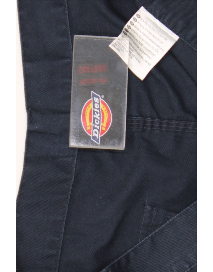 Dickies Herre Straight Crop Cargo Bukser W34 L25 Marineblå Polyester