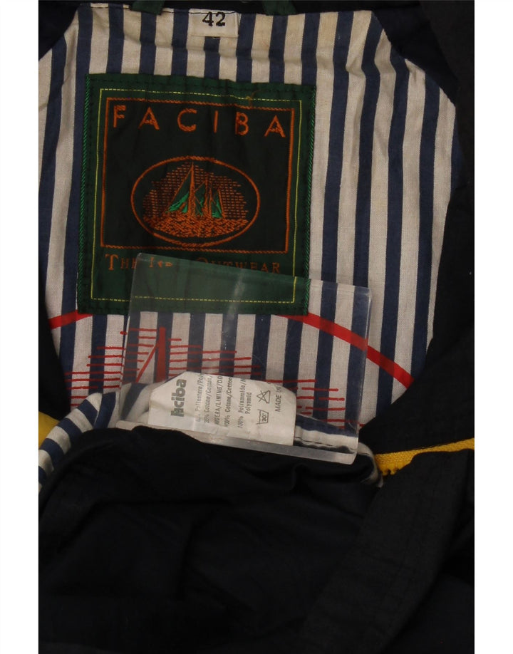 FACIBA Boys Windbreaker Jacket 15-16 Years Navy Blue Polyester