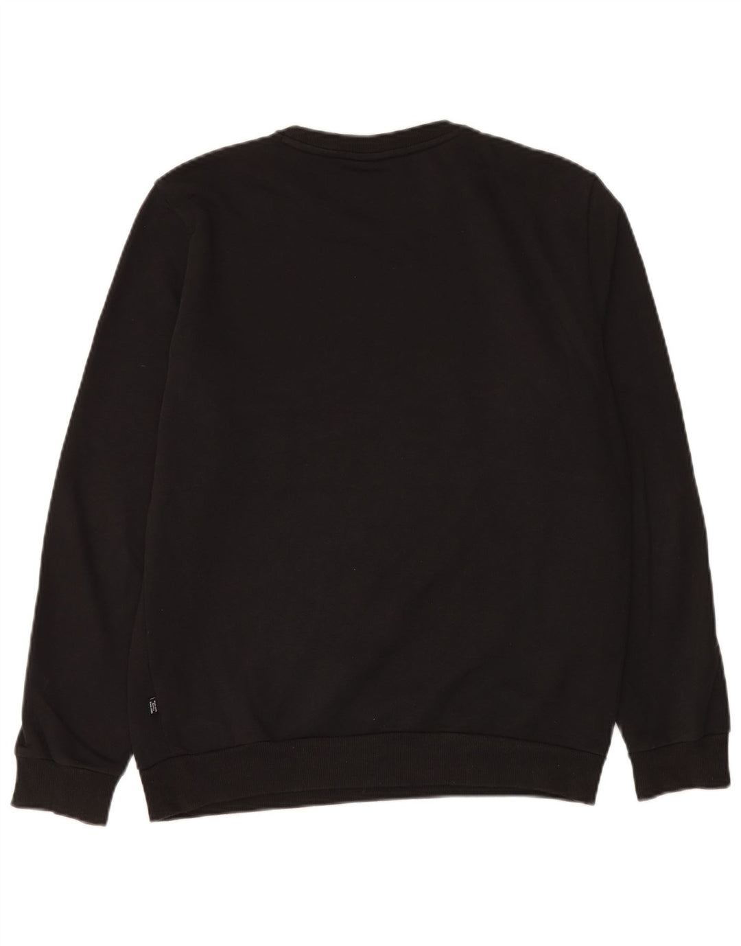 Puma Herre Sweatshirt Jumper Lille Sort Bomuld
