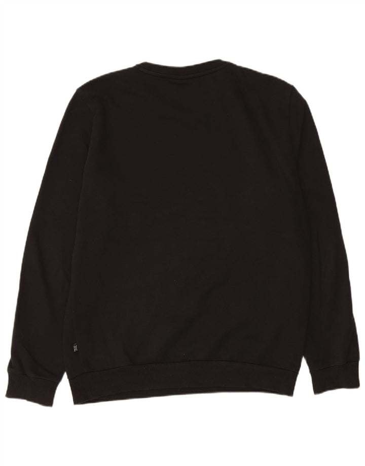 Puma Herre Sweatshirt Jumper Lille Sort Bomuld