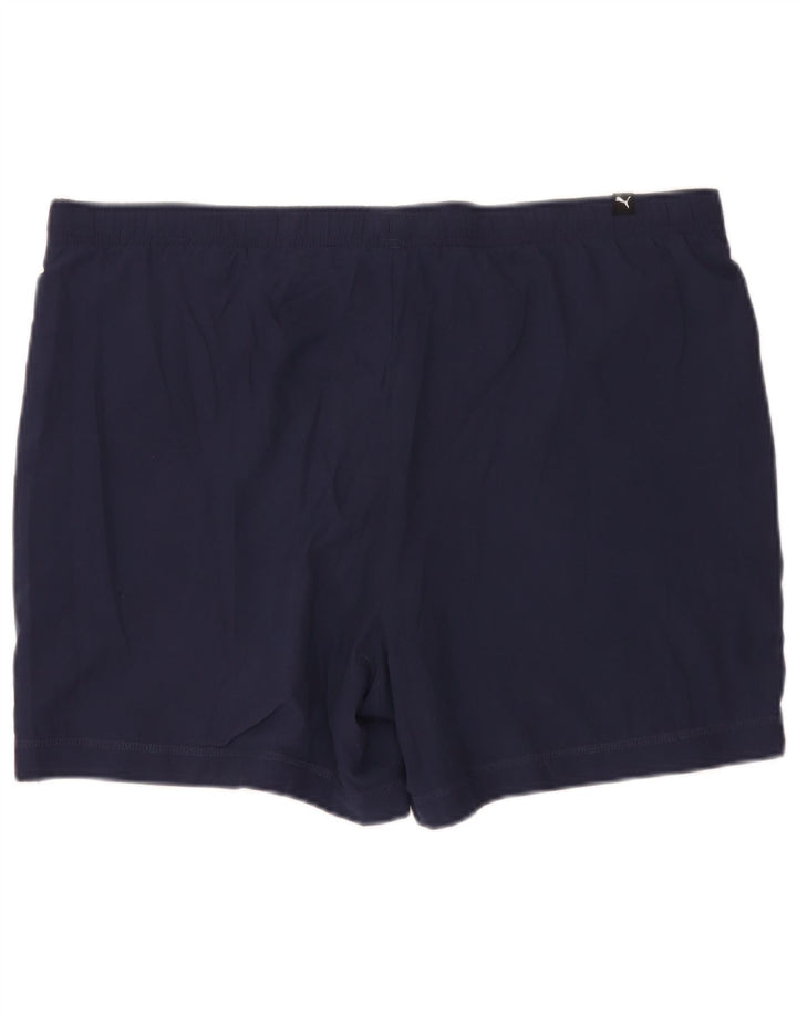 Puma Sportshorts til mænd, store marineblå polyester
