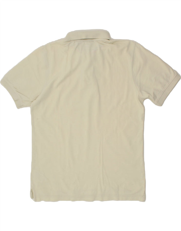 FILA Mens Polo Shirt Medium Beige Cotton Vintage Fila and Second-Hand Fila from Messina Hembry 