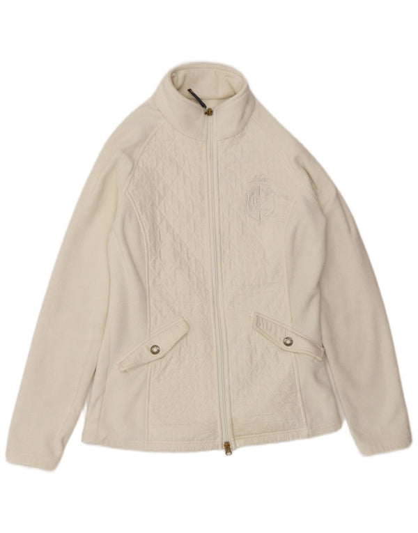 Musto Dame Fleecejakke UK 10 Small White Polyester
