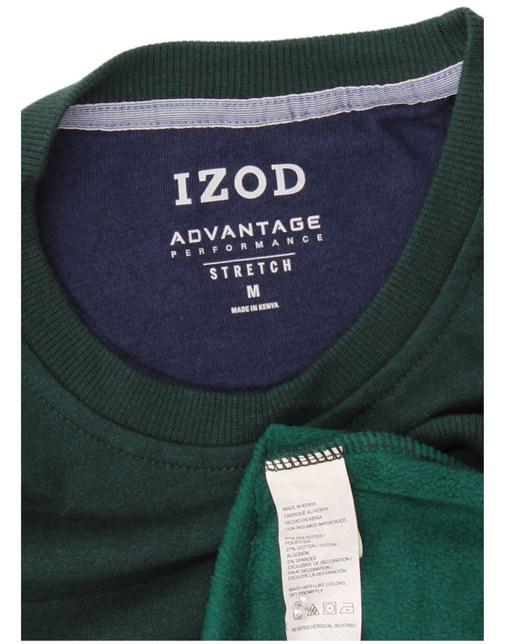 IZOD Sweatshirt til mænd mellem grøn bomuld