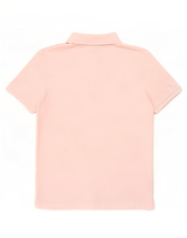 Lacoste Mens Slim Fit Polo Shirt Size 4 Medium Pink Cotton