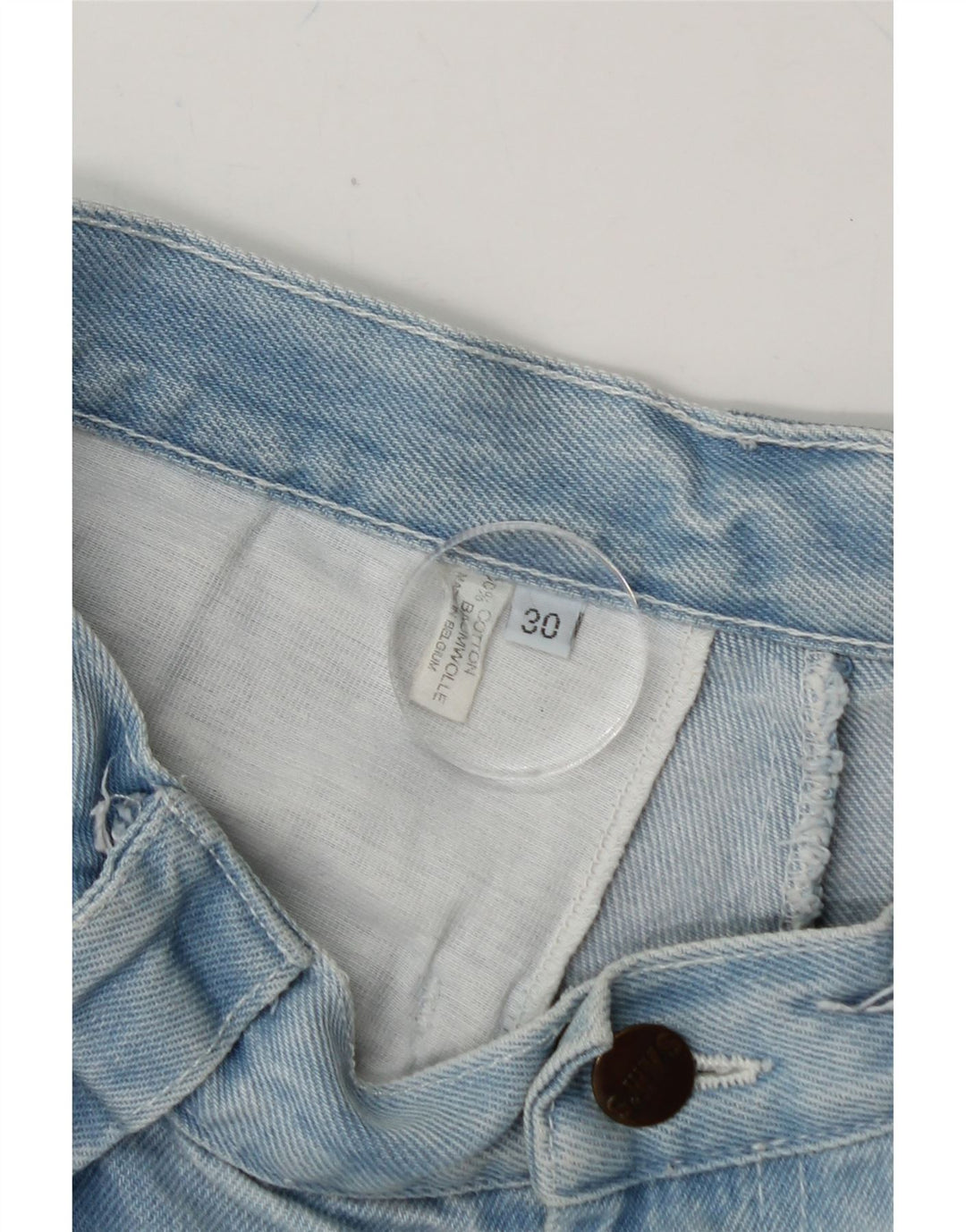 VINTAGE Womens Tapered Jeans W30 L27 Blue Cotton Vintage Vintage and Second-Hand Vintage from Messina Hembry 