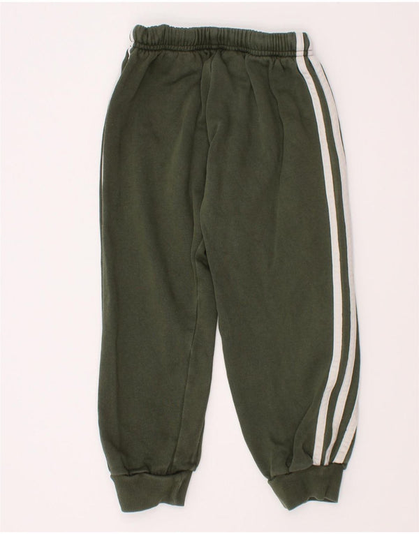 Adidas Drenge Træningsdragt Bukser Joggers 4-5 År Grøn Bomuld