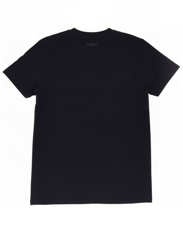 Hollister Womens Graphic T-Shirt Top UK 6 XS Navy Blue Cotton
