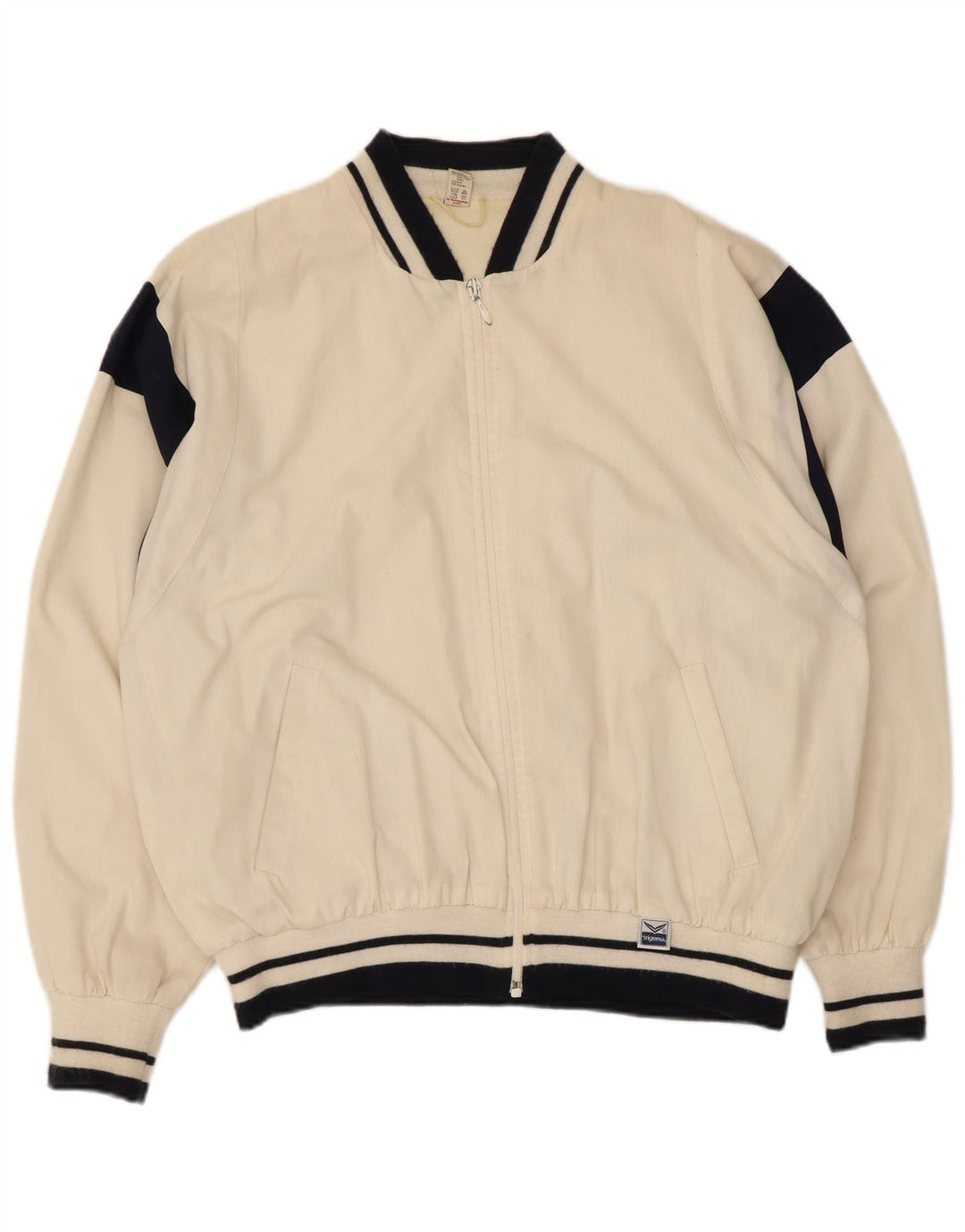 Trigema Bomberjakke til mænd IT 52 XL Hvid Colourblock Polyester