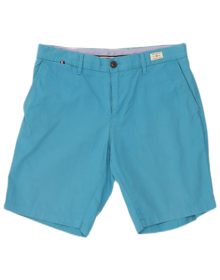 Tommy Hilfiger Herre Chino Shorts W31 Medium Blue Bomuld