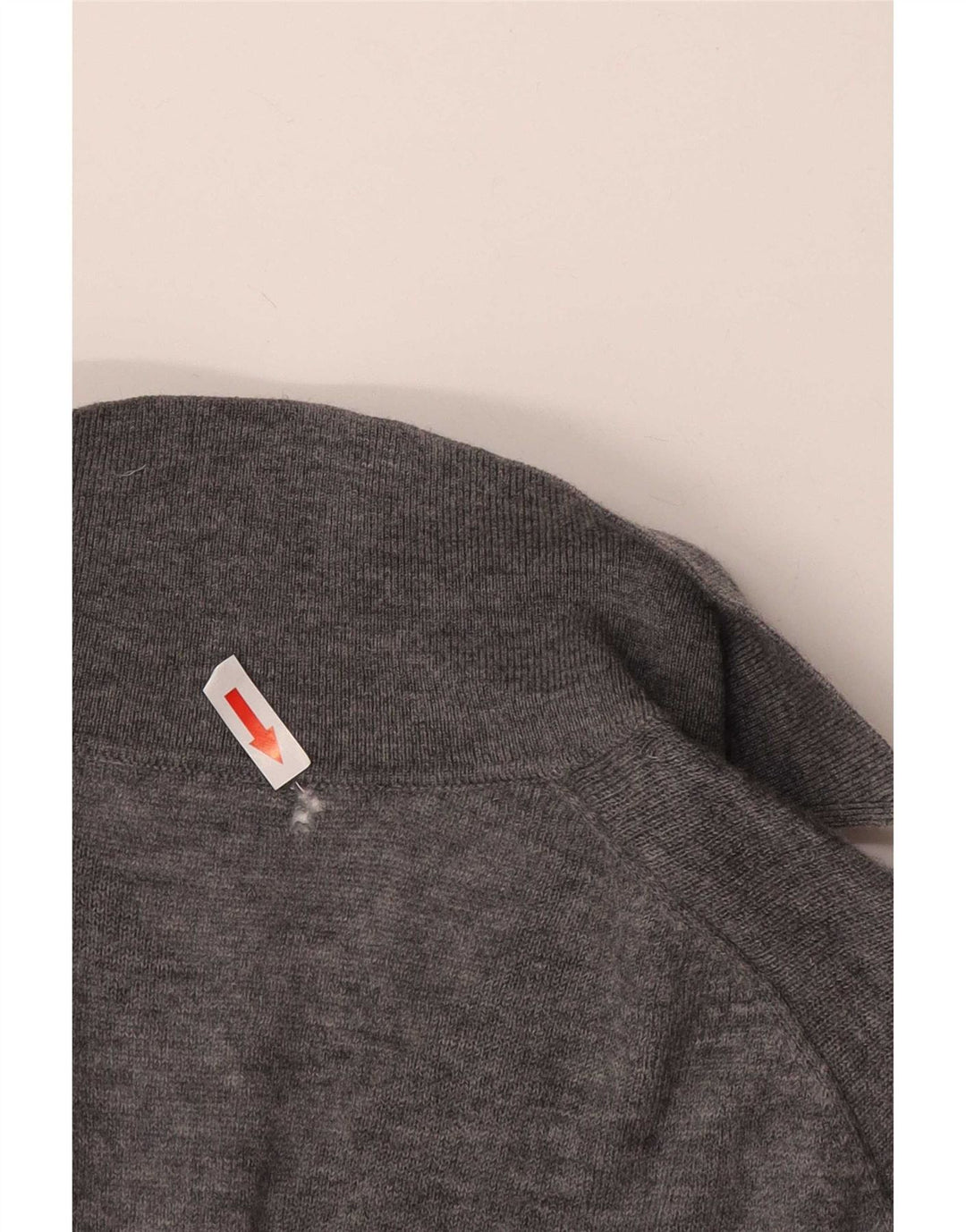 Zara Dame Cardigan Sweater UK 18 XL Grå Uld