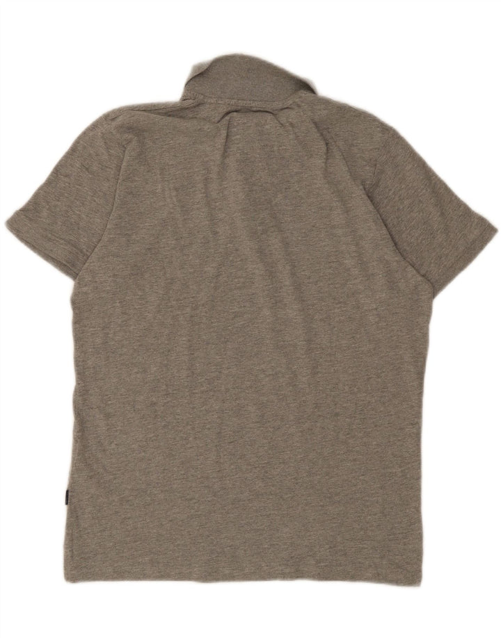 JACK & JONES Mens Polo Shirt Small Grey Cotton Vintage Jack & Jones and Second-Hand Jack & Jones from Messina Hembry 