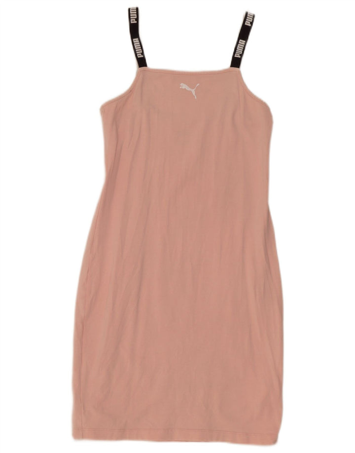 Puma Kvinders Graphic Slip Dress UK 6 XS Pink Polyester