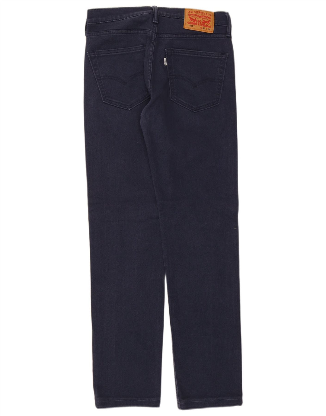Levi's Herre 511 Slim Jeans W32 L32 Marineblå Bomuld