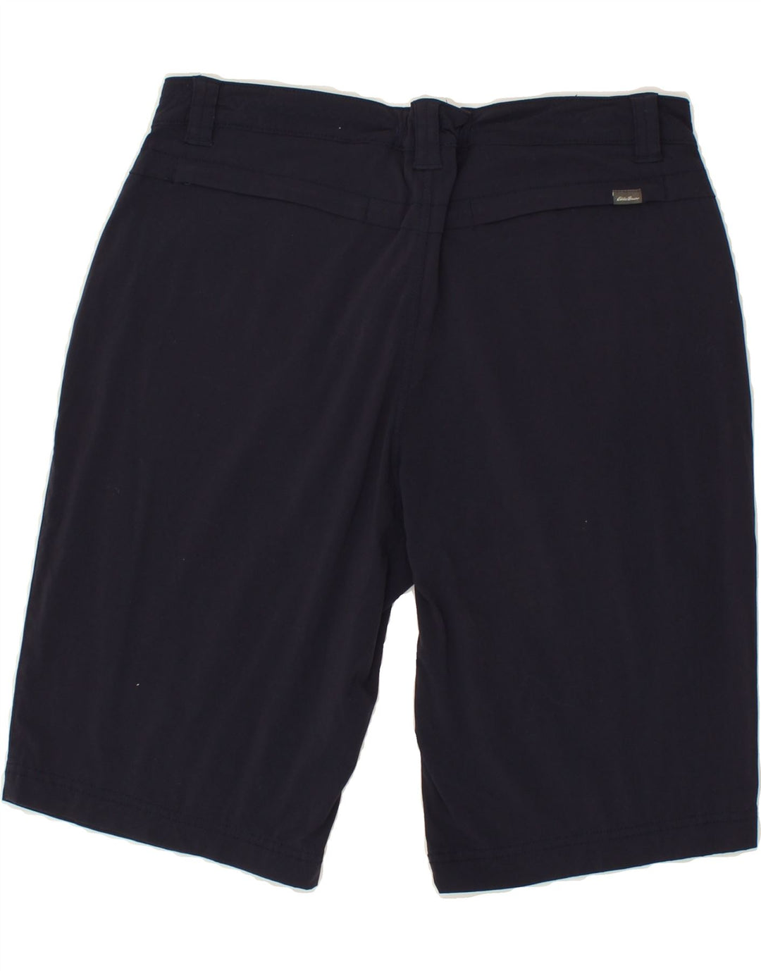 EDDIE BAUER Womens Casual Shorts US 12 Large W32  Navy Blue Nylon Vintage Eddie Bauer and Second-Hand Eddie Bauer from Messina Hembry 