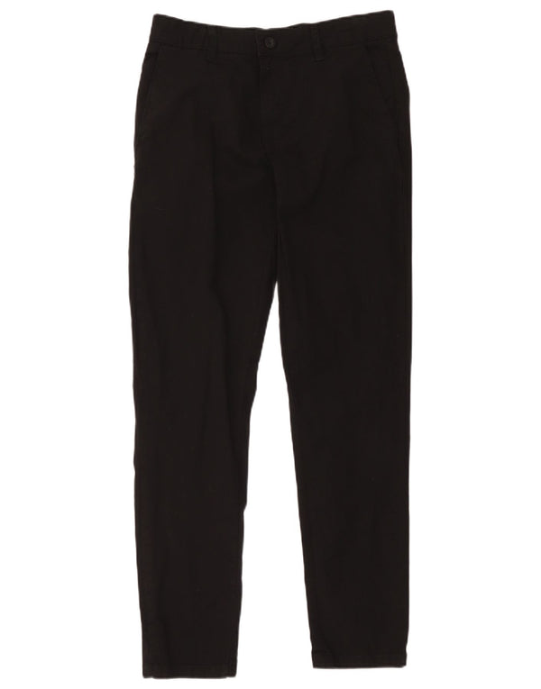 Zara Herre Slim Chino Bukser EU 38 Small W30 L30 Sort Bomuld