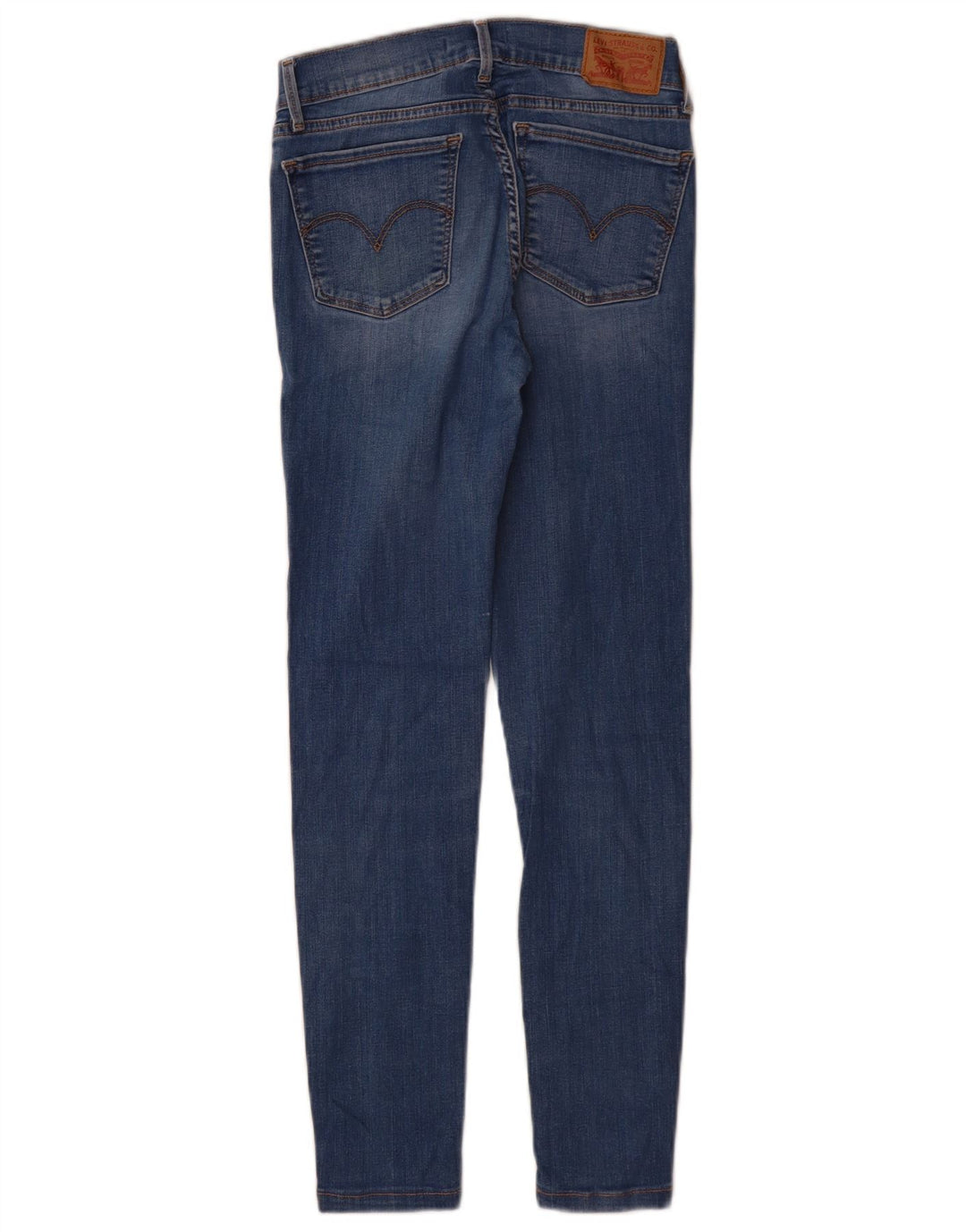 Levi's Dame 710 Super Skinny Jeans W27 L28 Blå