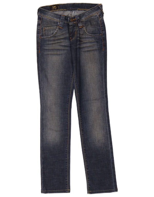 Lee Dame Slim Jeans W27 L30 Blå Bomuld