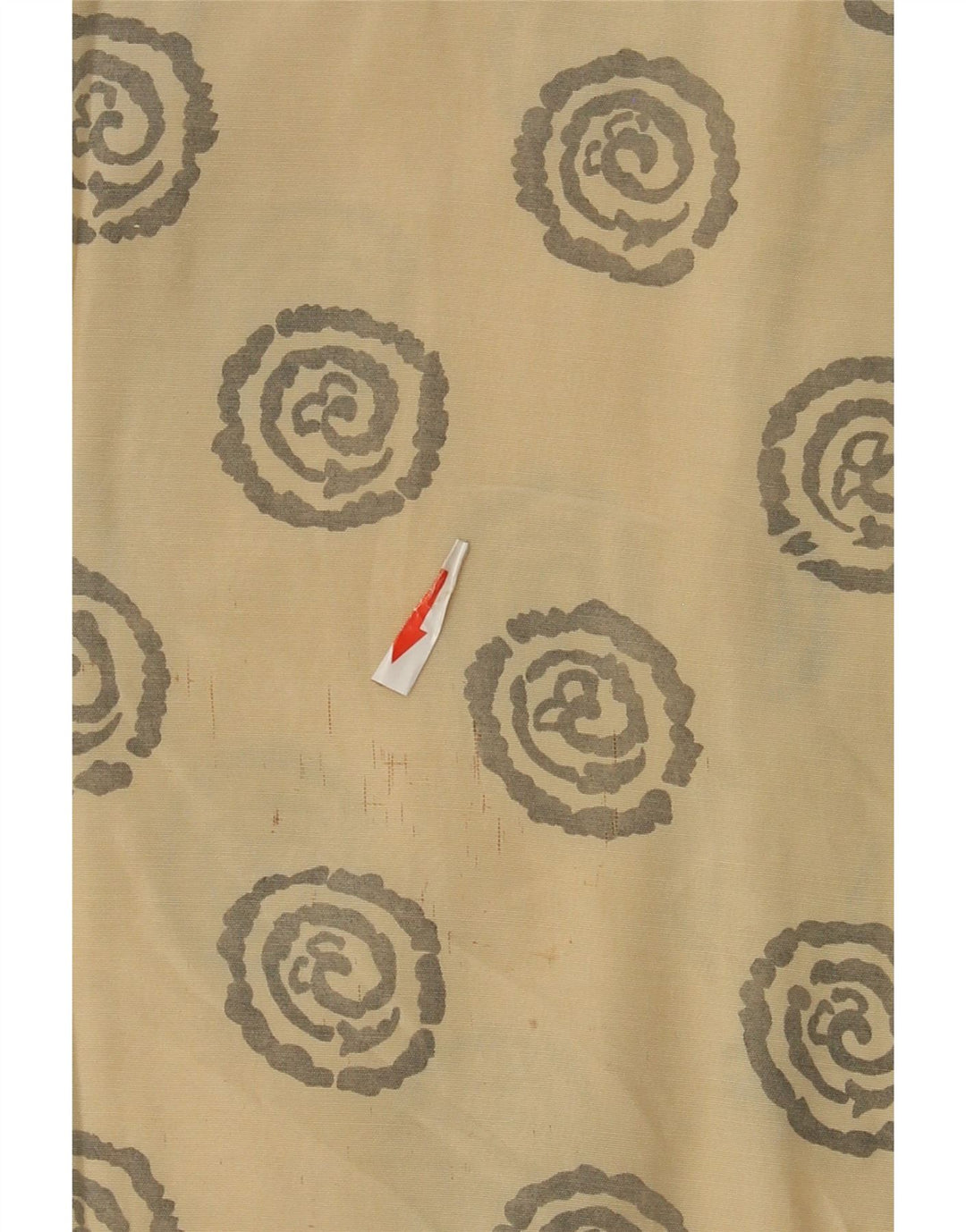 ONE WAY Kortærmet herretrøje XL Beige geometrisk viskose