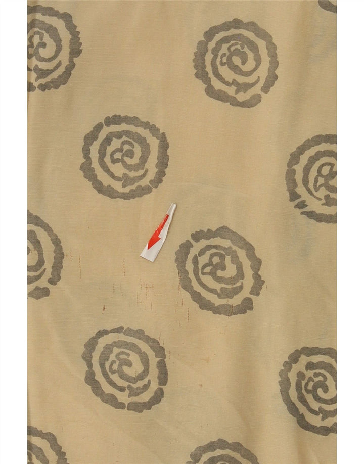 ONE WAY Kortærmet herretrøje XL Beige geometrisk viskose