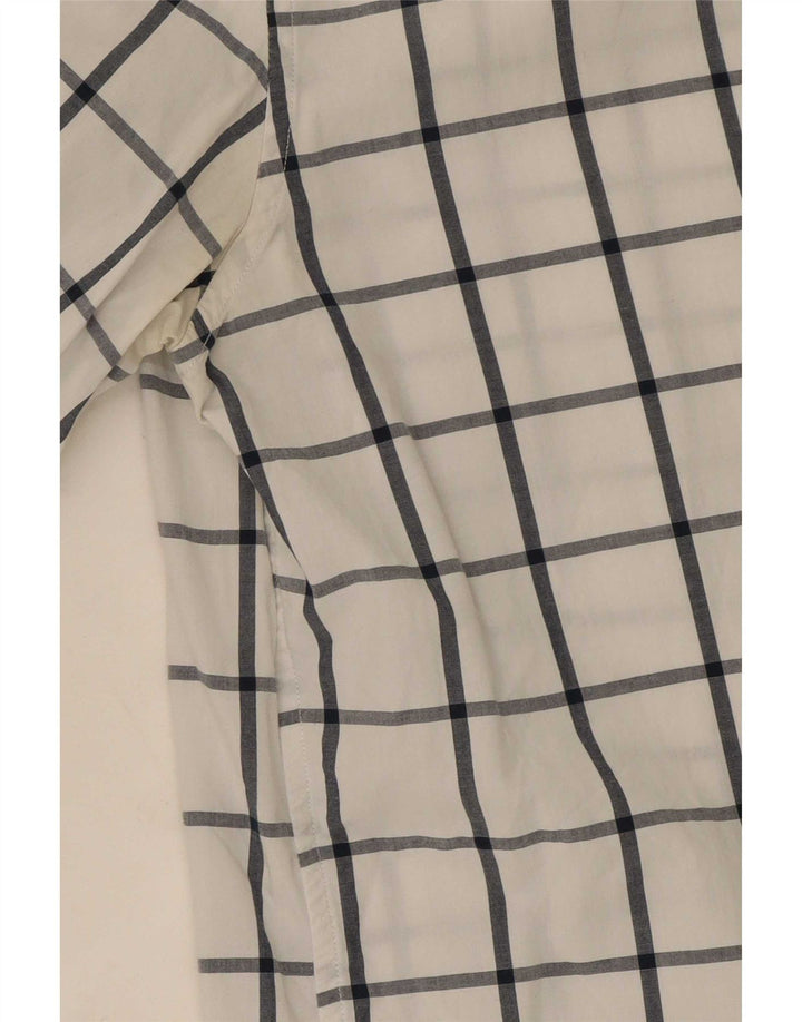 Michael Kors Herre Slim Fit skjorte Medium hvid ternet