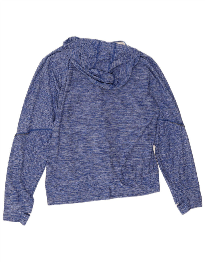 Fila Hættetrøje med lynlås til mænd Medium Navyblå Flecked Polyester